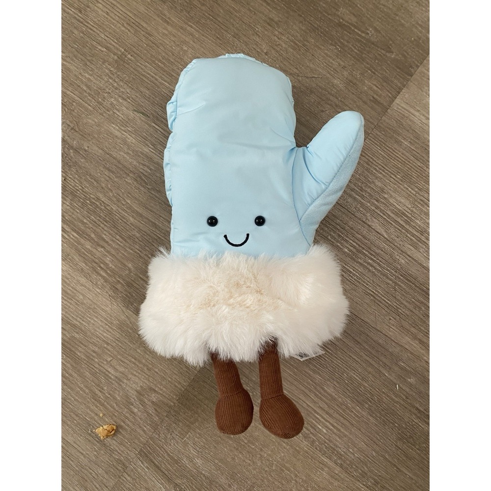 Jellycat‎ AMUSEABLES MITTEN NWT AUTHENTIC 2025 US Seller Blue Plush Sold out New